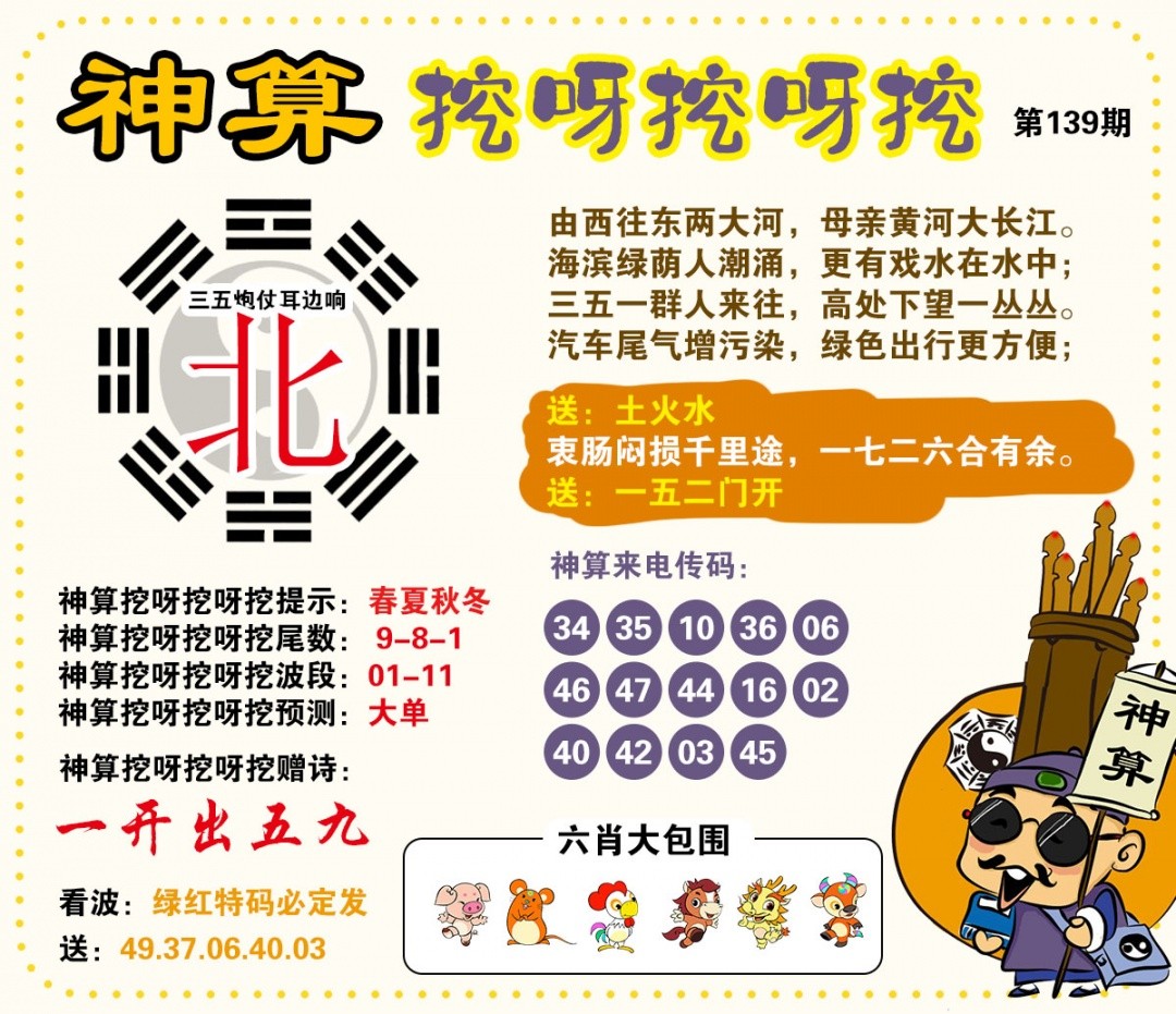 新澳门跑狗图139期：神算挖呀挖