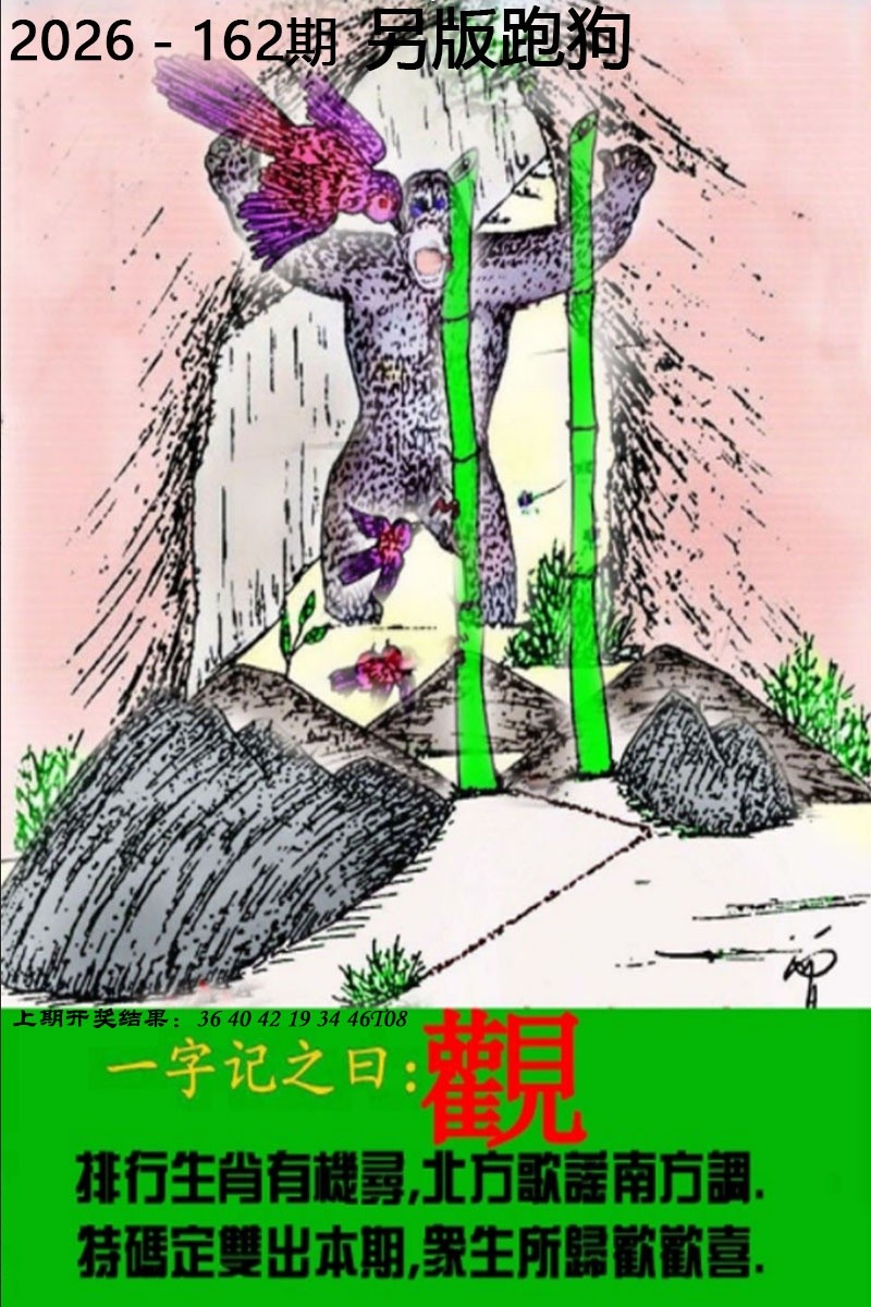 天机阁精英论坛：163期另版跑狗图